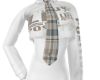 Beige White Shirt