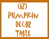 (IZ) Pumpkin Decor Table