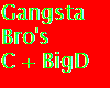 Gangsta Bros Code + BigD