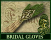 Bridal Gloves Green