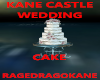 KANE CASTLE WED CAKE