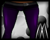 {M} Purple PVC Pants