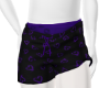 VDAY PURP/BLK HRT BOXERS