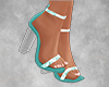 Teal Romance Sandals