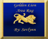 Golden Lion Area Rug