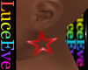 Red Star Earrings DRV