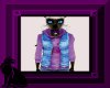 *L* Purple Hoodie Vest