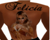 Felicia Back Tattoo