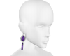 *G* Purple Earrings