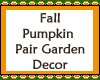 Pumpkins Pair Fall Decor