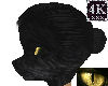 4K Black Furry Head