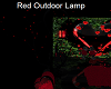 Red/ Black Outdoor Lamp