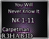 You Will Never Know It