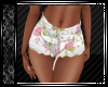 Satin Flower Shorts