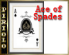 Ace of Spades Framed