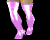 Silver&Purple Rave Boots