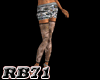 (RB71) Floral Mini Skirt