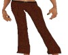 Brown low rider pants