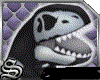 Skull dino pet H