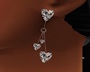 Diamond Hearts Earrings