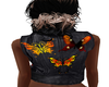Orange buterfly vest