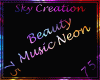Beauty Music Neon