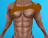 Brown Rolled Tank Top M