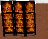 flaming skull screen