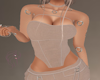 Tan suede top