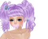 Purple Flower Hair