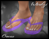 |Tc| Purple | Flip Flops