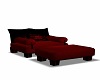 Red Accent Lounge