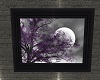 Purple & Silver Painting