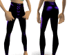 ~Y Violet Leather Pants
