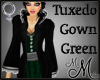 MM~ Green Tuxedo Gown