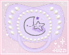 ♡ Bear Pacifier Lilac
