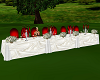 Head Table Red&White