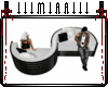 Blk & White Lounge Chair