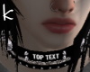 KNI - Top Text Collar