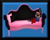💋 Black/Pink Sofa