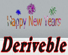 Happy New Years 3d sign