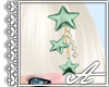 Deco Star Hairpin~ Mint