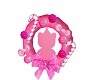 Pink Christmas Wreath