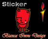 BID A-Devil Sticker (S)