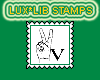 Sign Language V Stamp