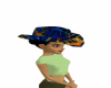 Blue Scale Cowgirl Hat