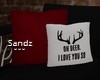 S. Deer Pillows