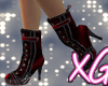 Glass Boots Red