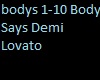 Demi Lovato Body Says