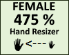 Hand Scaler 475% Female